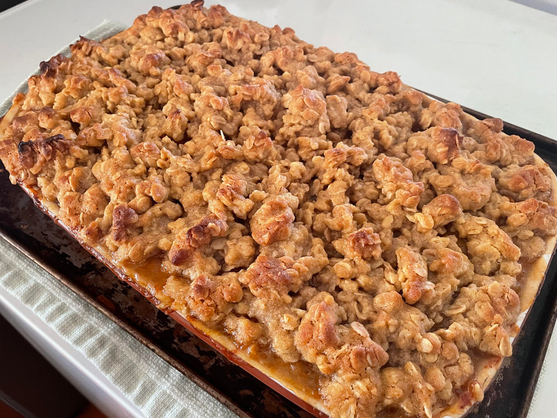 CRUMBLE DE NÍSPEROS